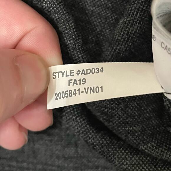 Madewell Wide Sleeve Mockneck Top Glen Plaid Gray Boxy Fit AD034 - Size Medium - Picture 7 of 12